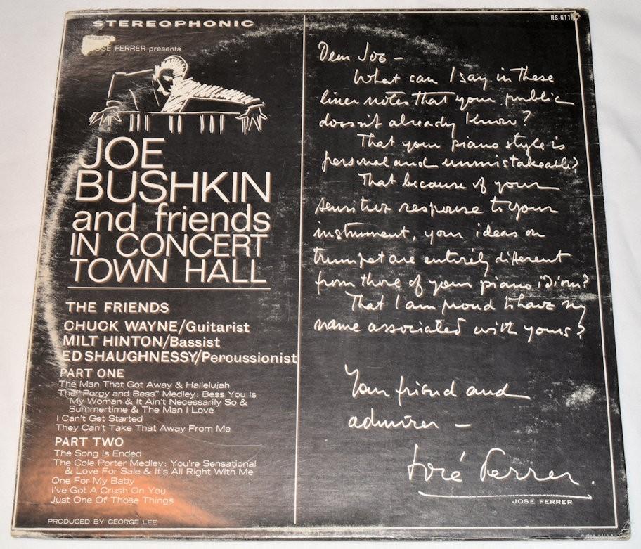 Bushkin, Joe - Concert Town Hall