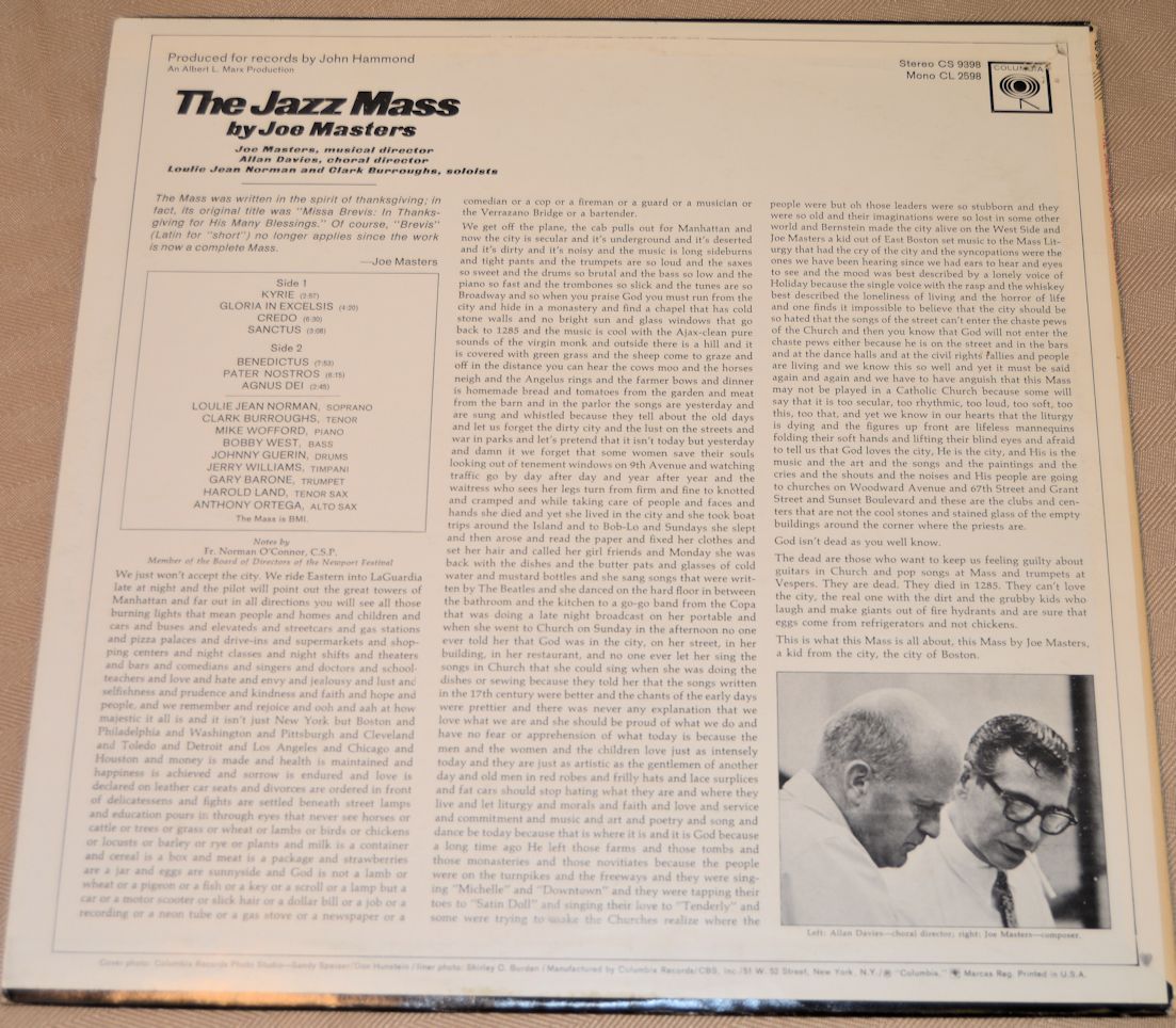 Masters, Joe - The Jazz Mass