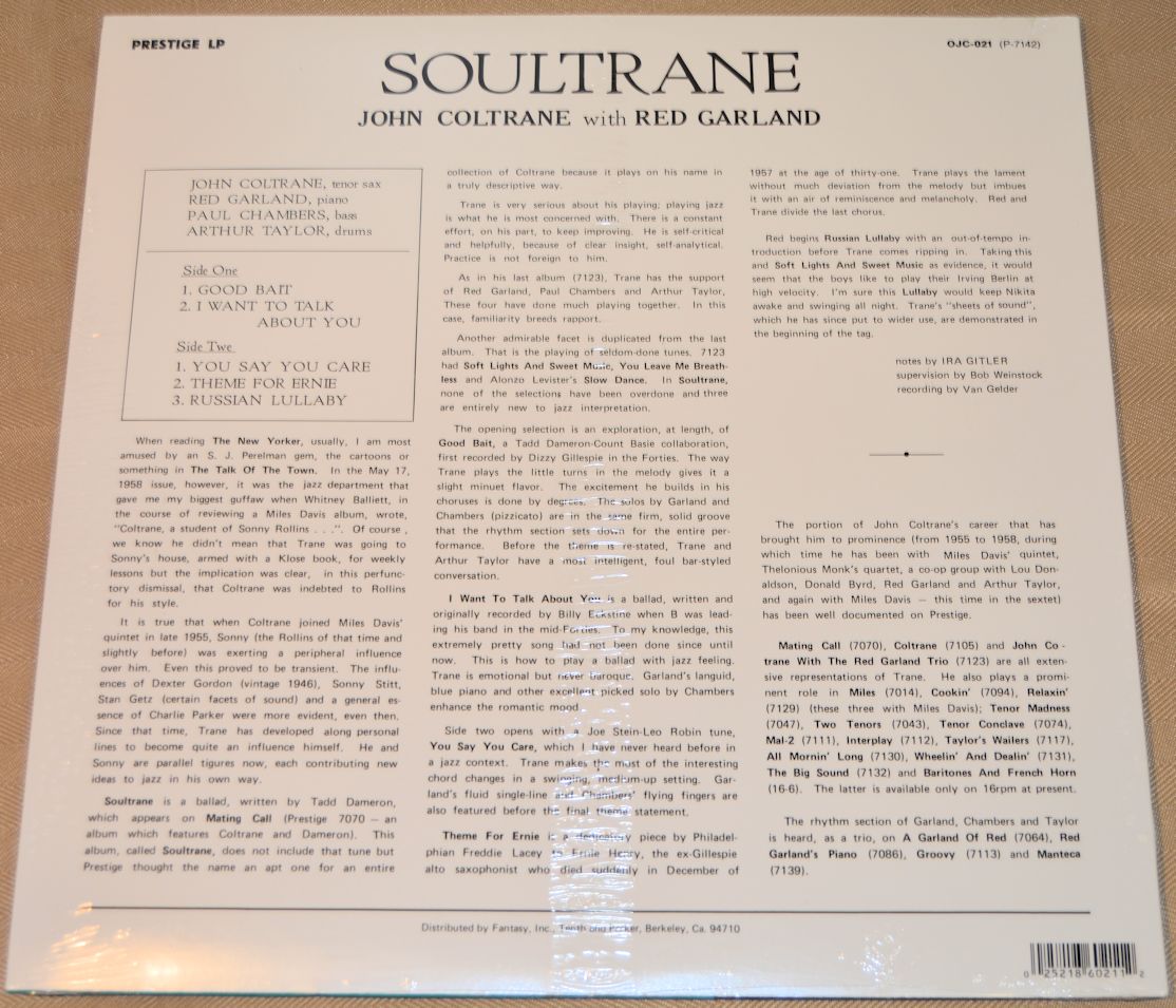 Coltrane, John - Soultrane