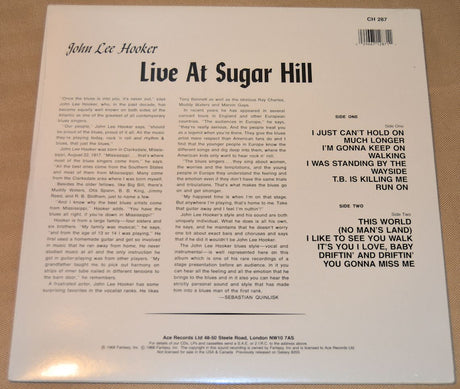 Hooker, John Lee - Live At Sugarhill