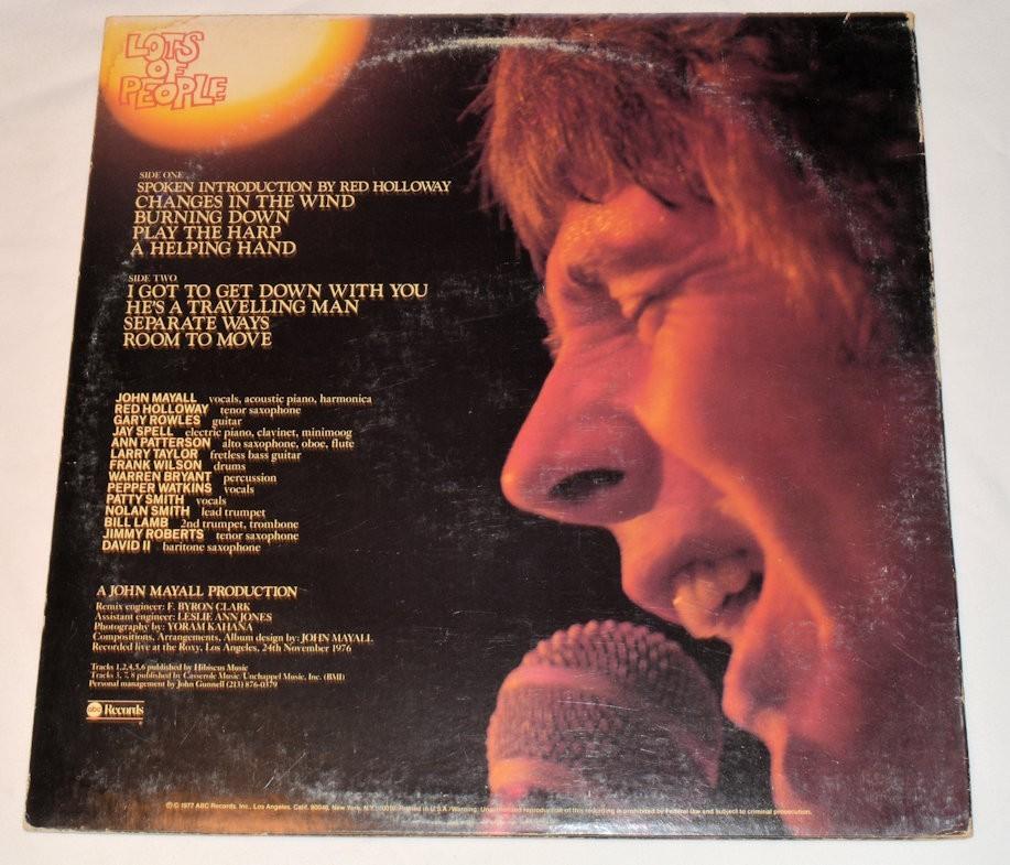 Mayall, John - Lost Of People