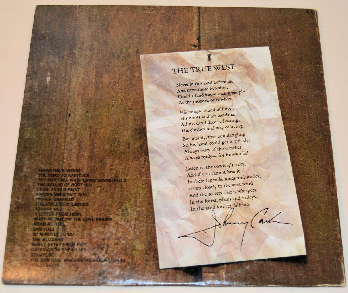 Cash, Johnny - Sings Ballads True West