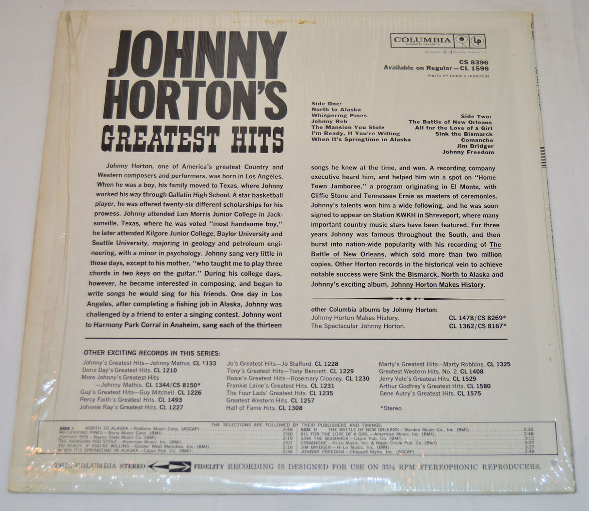 Horton, Johnny - Greatest Hits