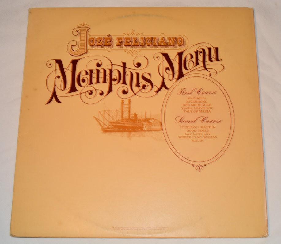 Feliciano, Jose - Memphis Menu