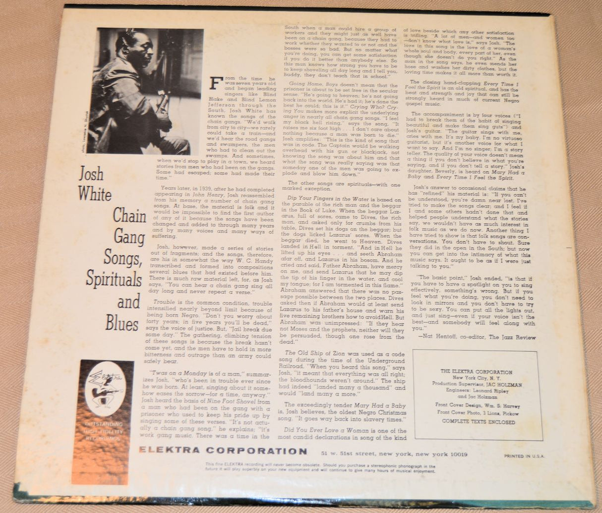 White, Josh - Chain Gang Songs