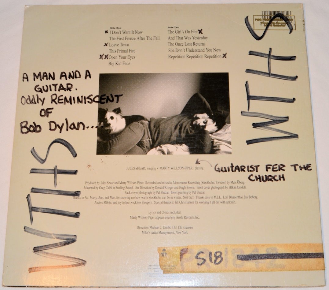 Shear, Jules - Third Party