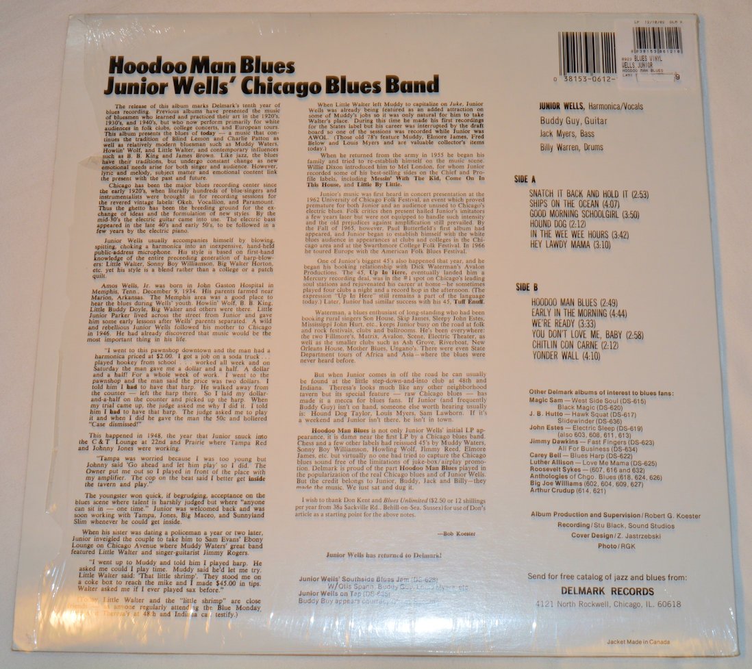Wells, Junior - Hoodoo Man Blues