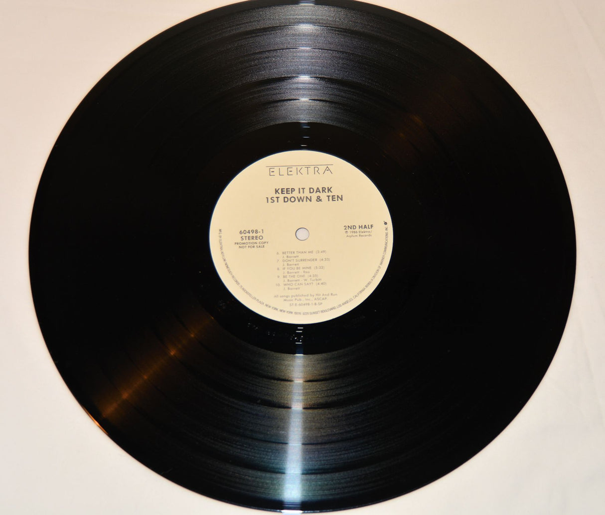 Keep It Dark - 1st Down & Ten