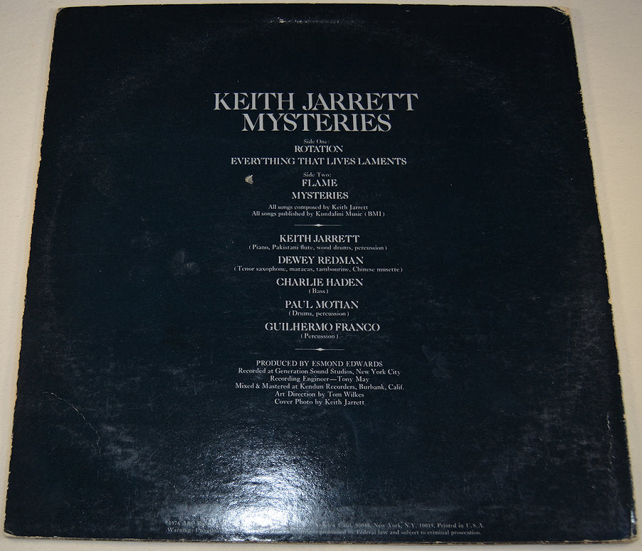 Jarrett, Keith - Mysteries