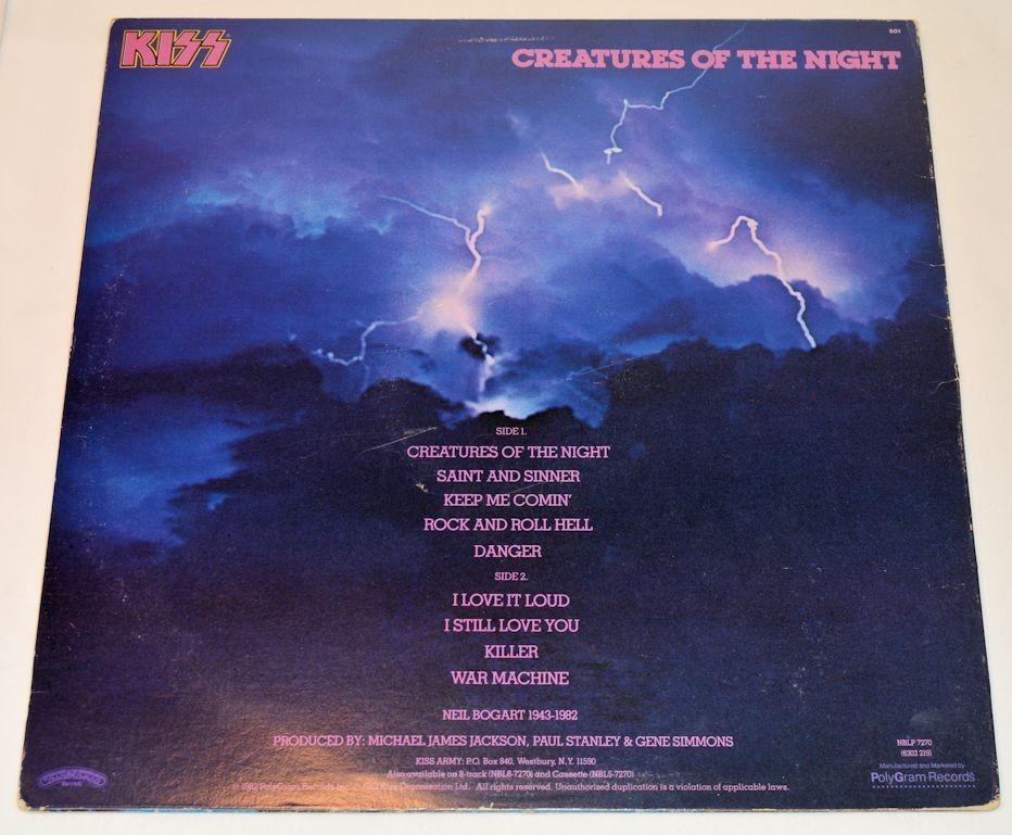 Kiss - Creatures Of The Night