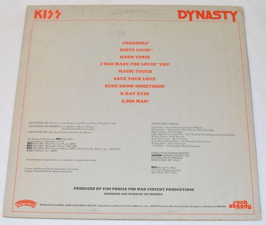 Kiss - Dynasty