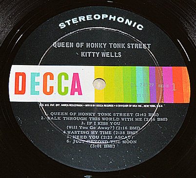 Wells, Kitty - Queen of Honky Tonk Street