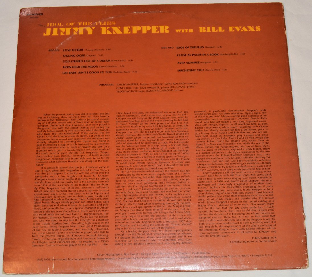 Knepper, Jimmy - Idol Of The Flies
