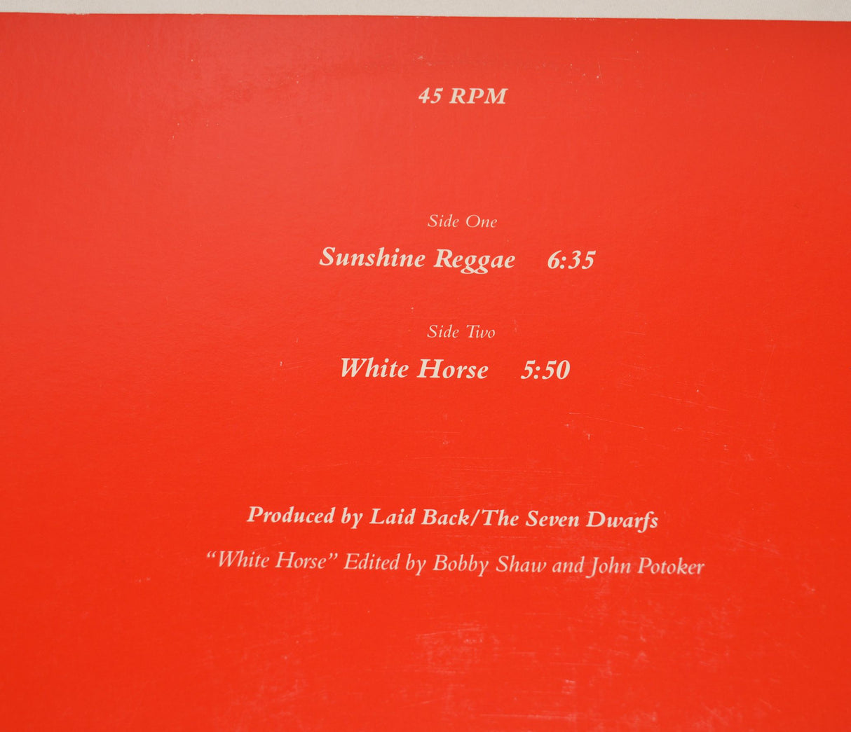 Laid Back - Sunshine Reggae