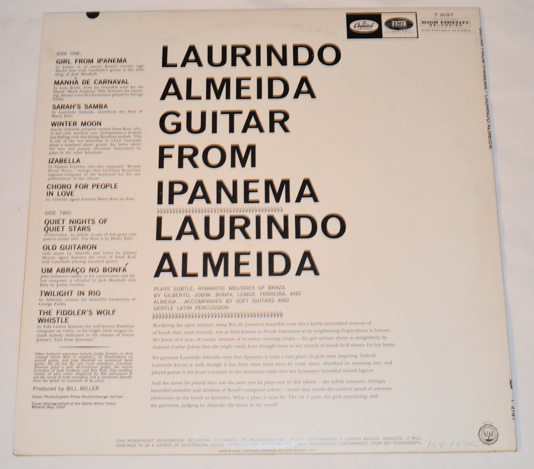 Almeida, Laurindo - Guitar From Ipanema