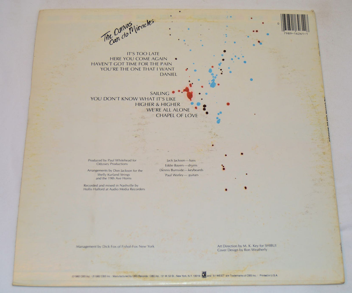 Gore, Lesley - The Canvas Can Do Miracles