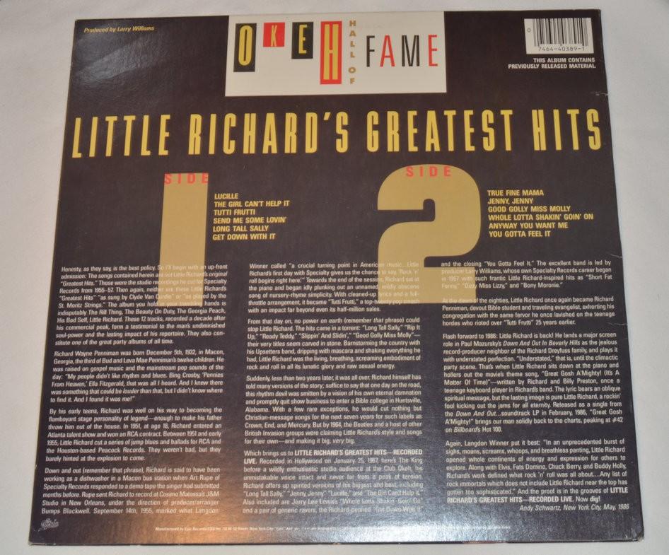 Little Richard - Greatest Hits Live
