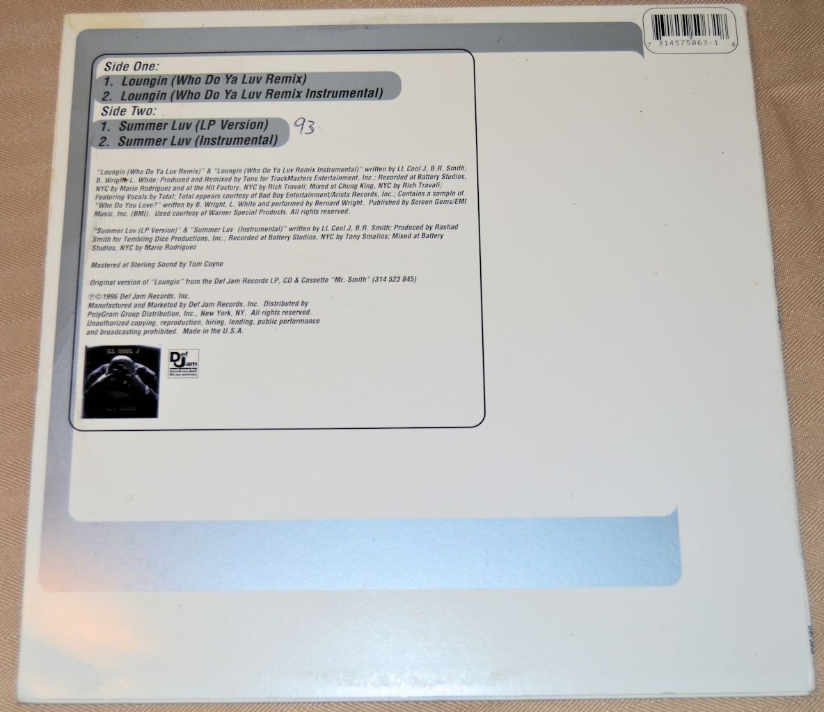 L.L. Cool J - Loungin