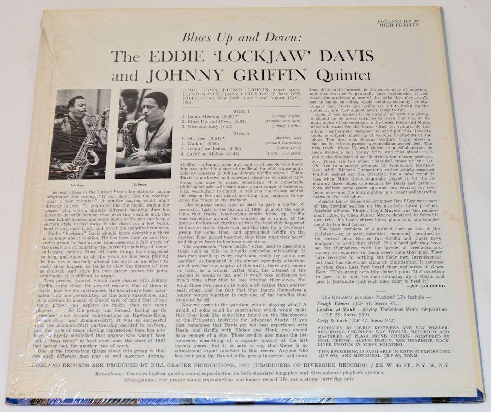 Davis, Eddie Lockjaw - Blues Up And Down