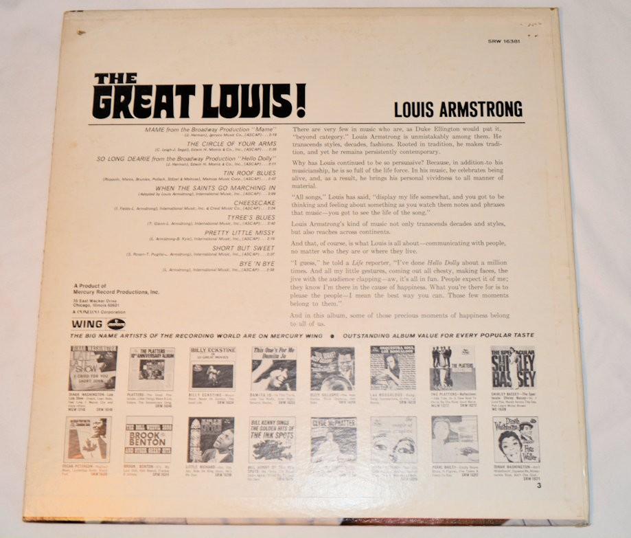 Armstrong, Louis - The Great Louis!
