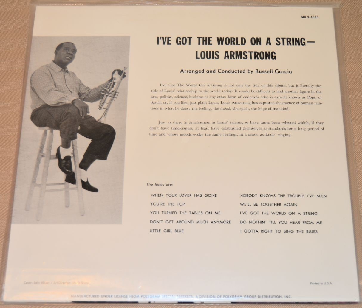 Armstrong, Louis - I've Got The World On A String