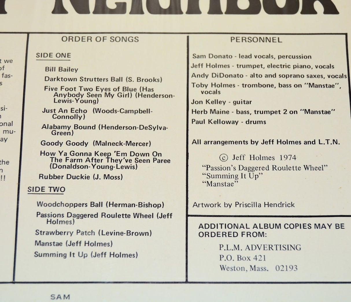 Love Thy Neighbor - Love Thy Neighbor