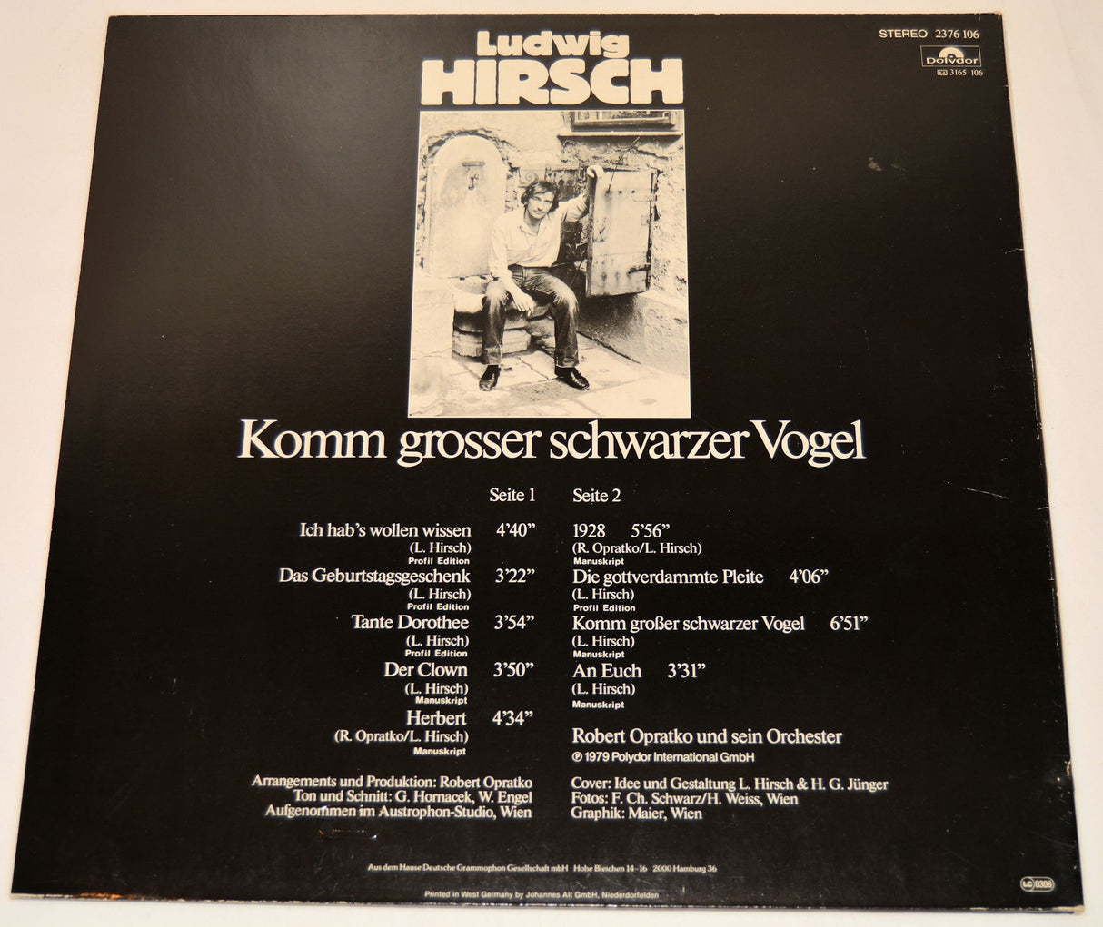 Hirsch, Ludwig - Komm Grosser Schwarzer Vogel