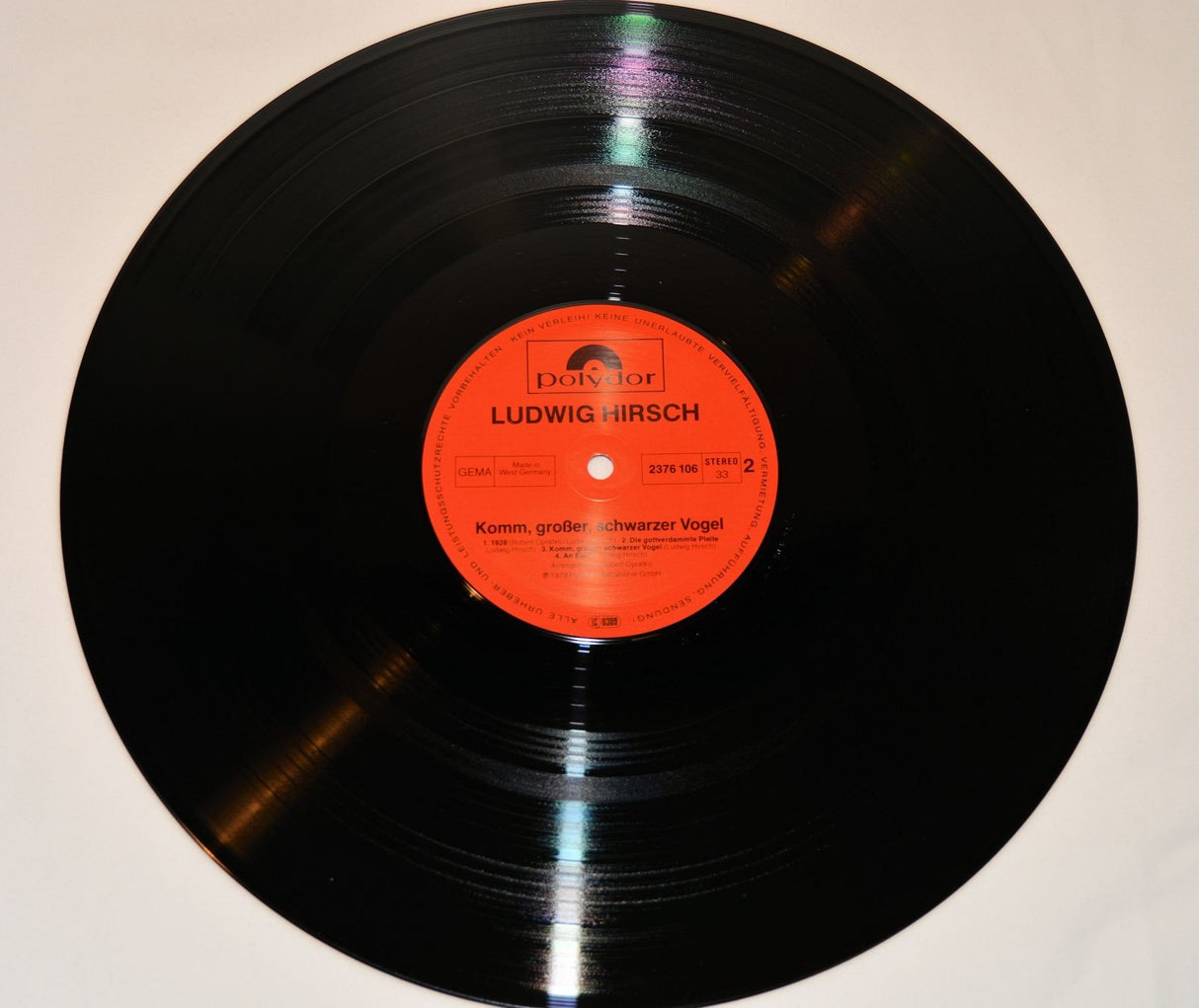 Hirsch, Ludwig - Komm Grosser Schwarzer Vogel