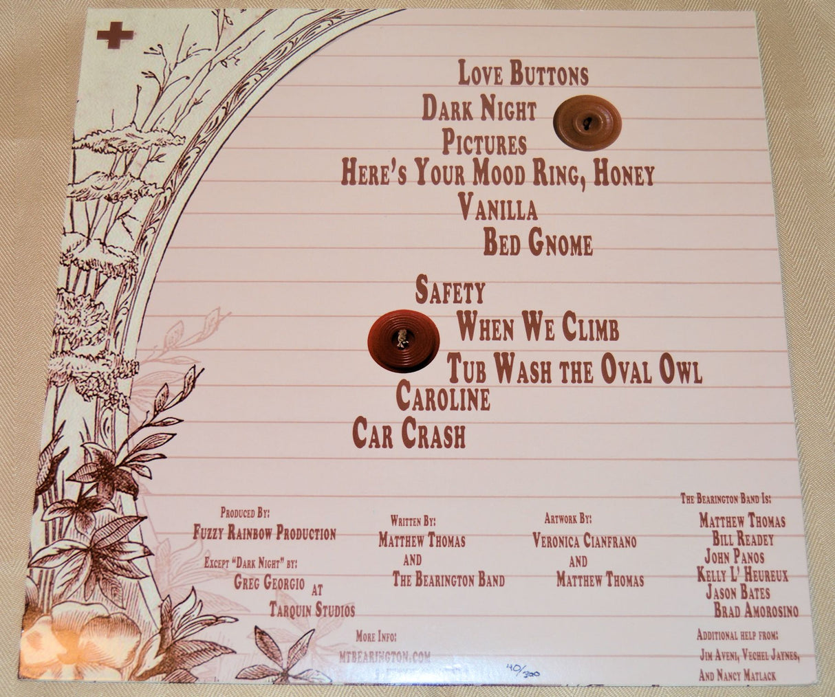 M.T. Bearington - Love Buttons