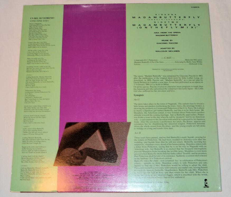 McLaren, Malcolm - Madam Butterfly