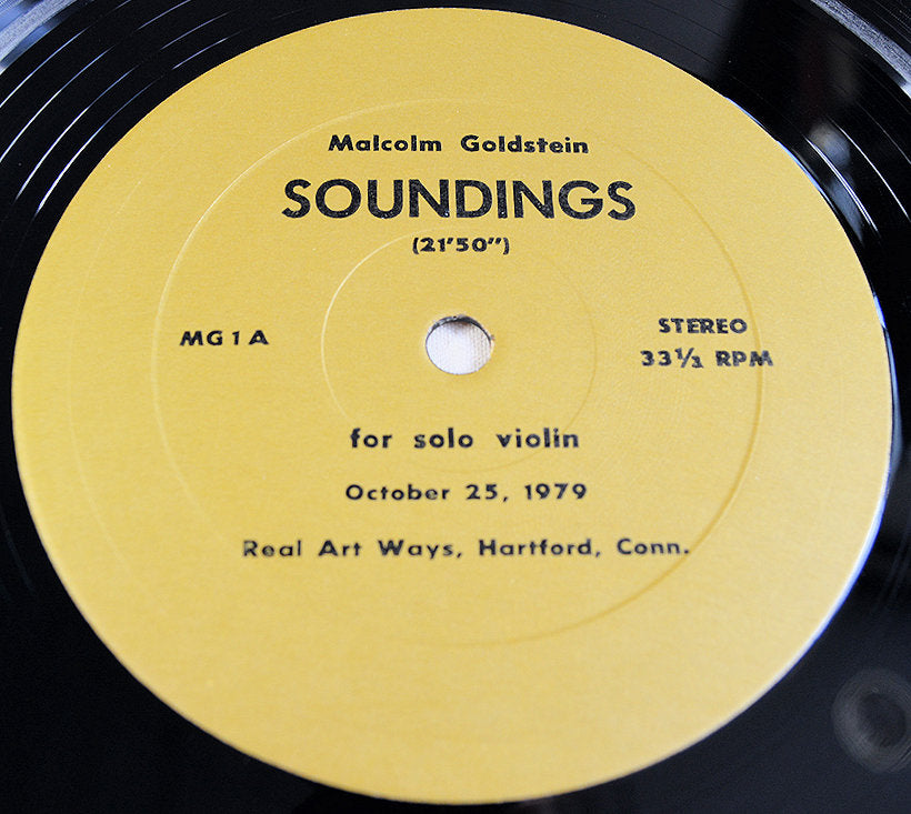 Goldstein, Malcolm - Soundings
