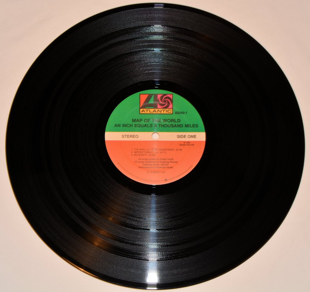 Map Of The World - An Inch Equals A Thousand Miles