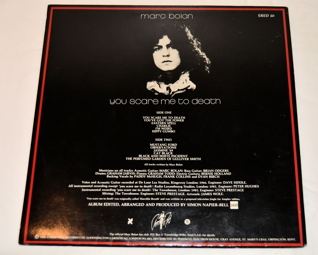 Bolan, Marc - You Scare Me To Death
