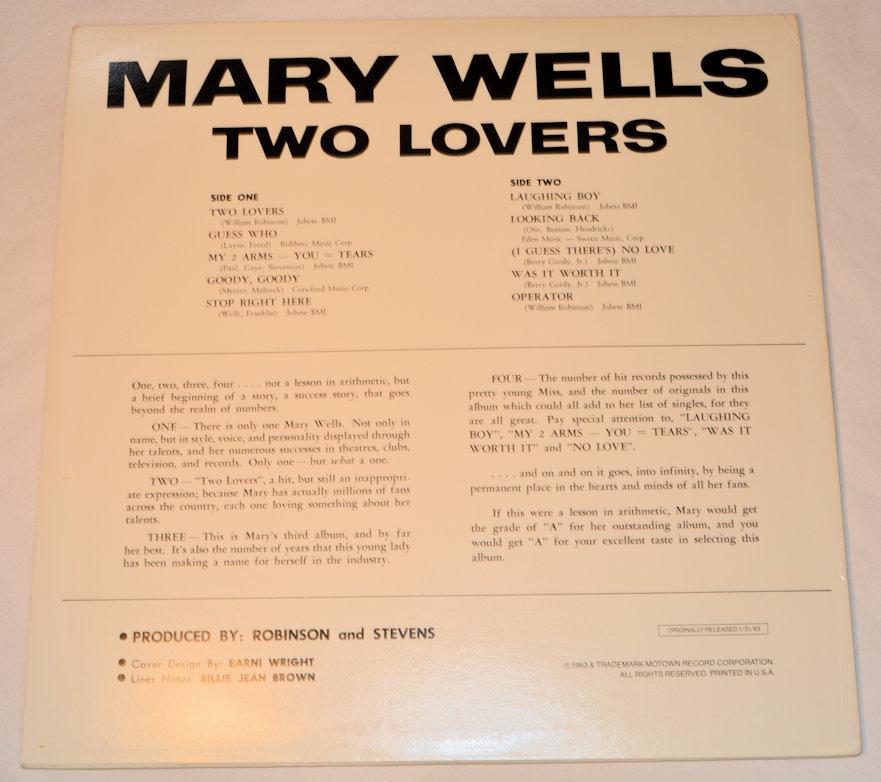 Wells, Mary - Two Lovers