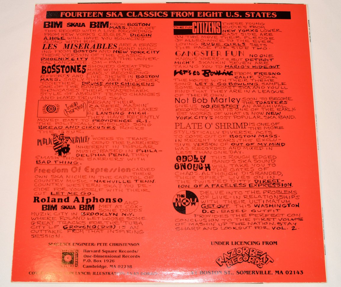 Various - Mashin' Up The Nation Best Of U.S. Ska Vol. 1