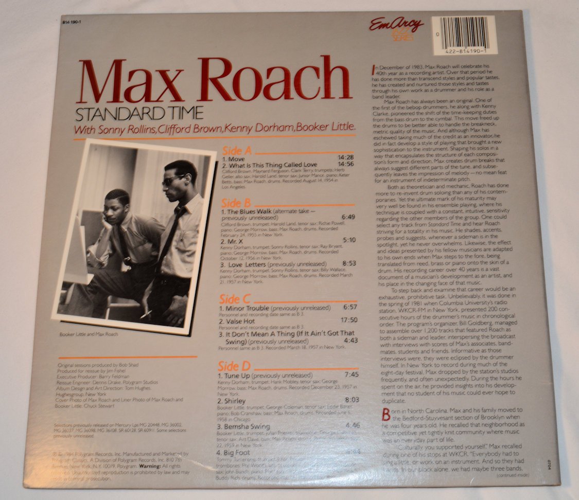 Roach, Max - Standard Time