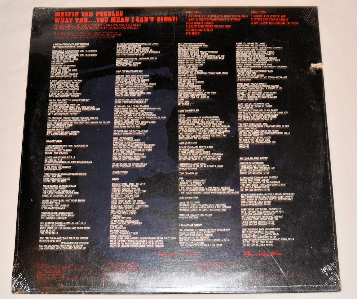 Van Peebles, Melvin - What The