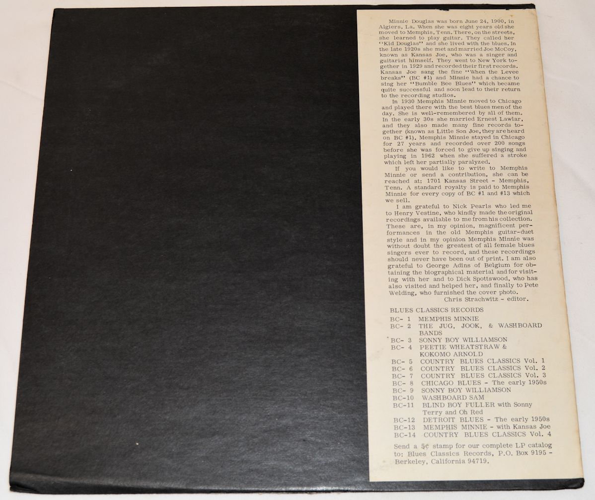 Memphis Minnie - Early Recordings