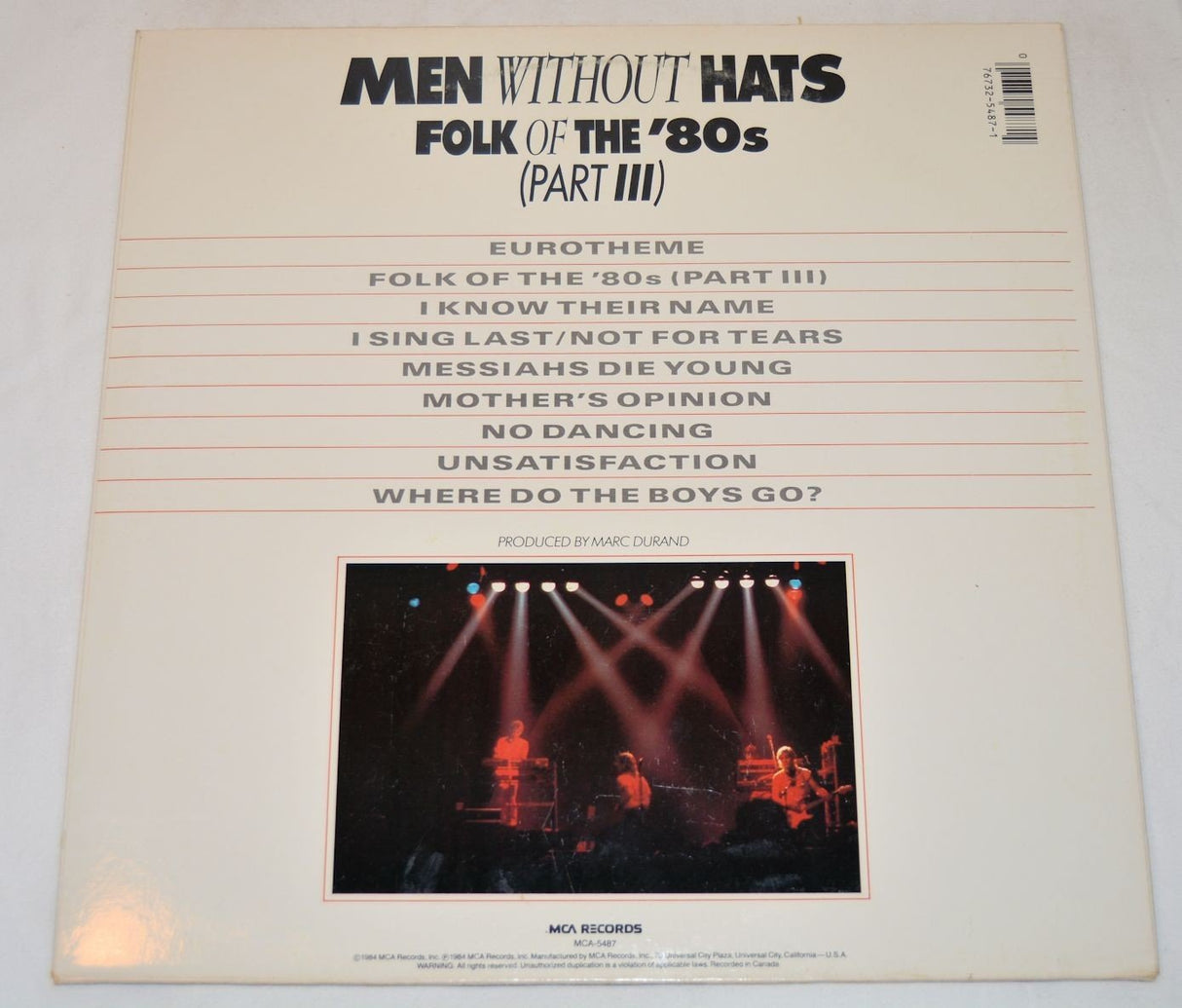 Men Without Hats - Folk Of The 80's (Part III)