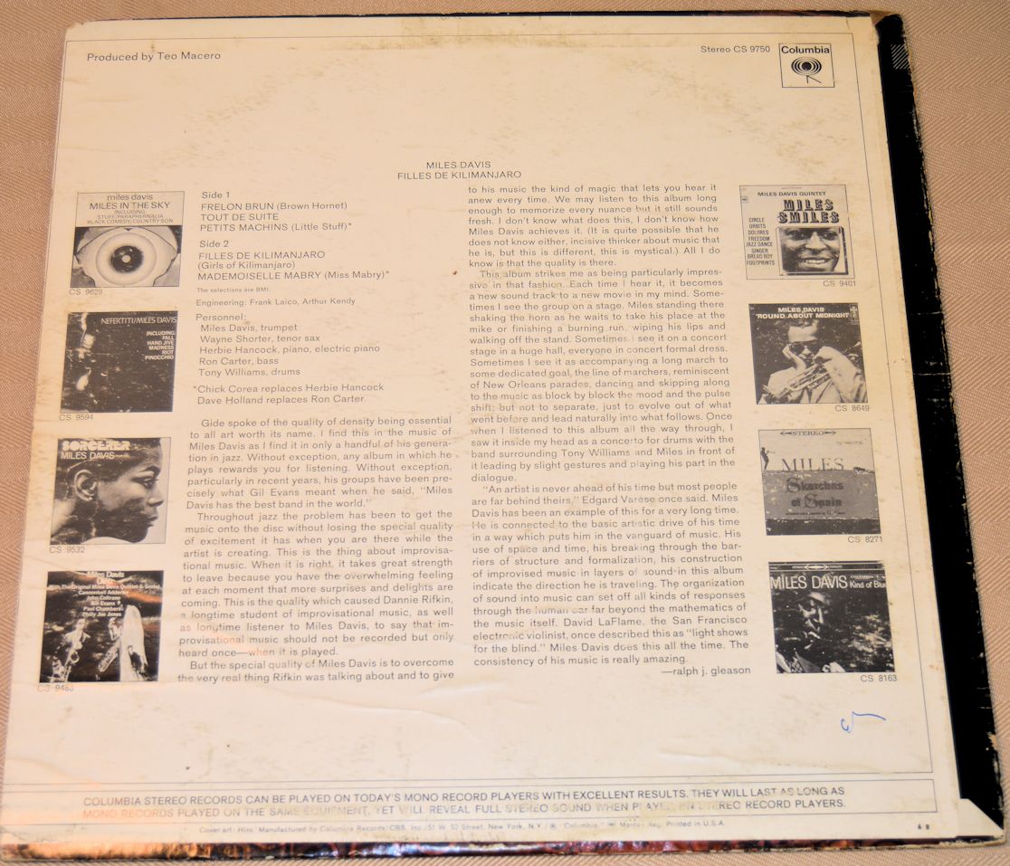 Davis, Miles - Filles De Kilimanjaro