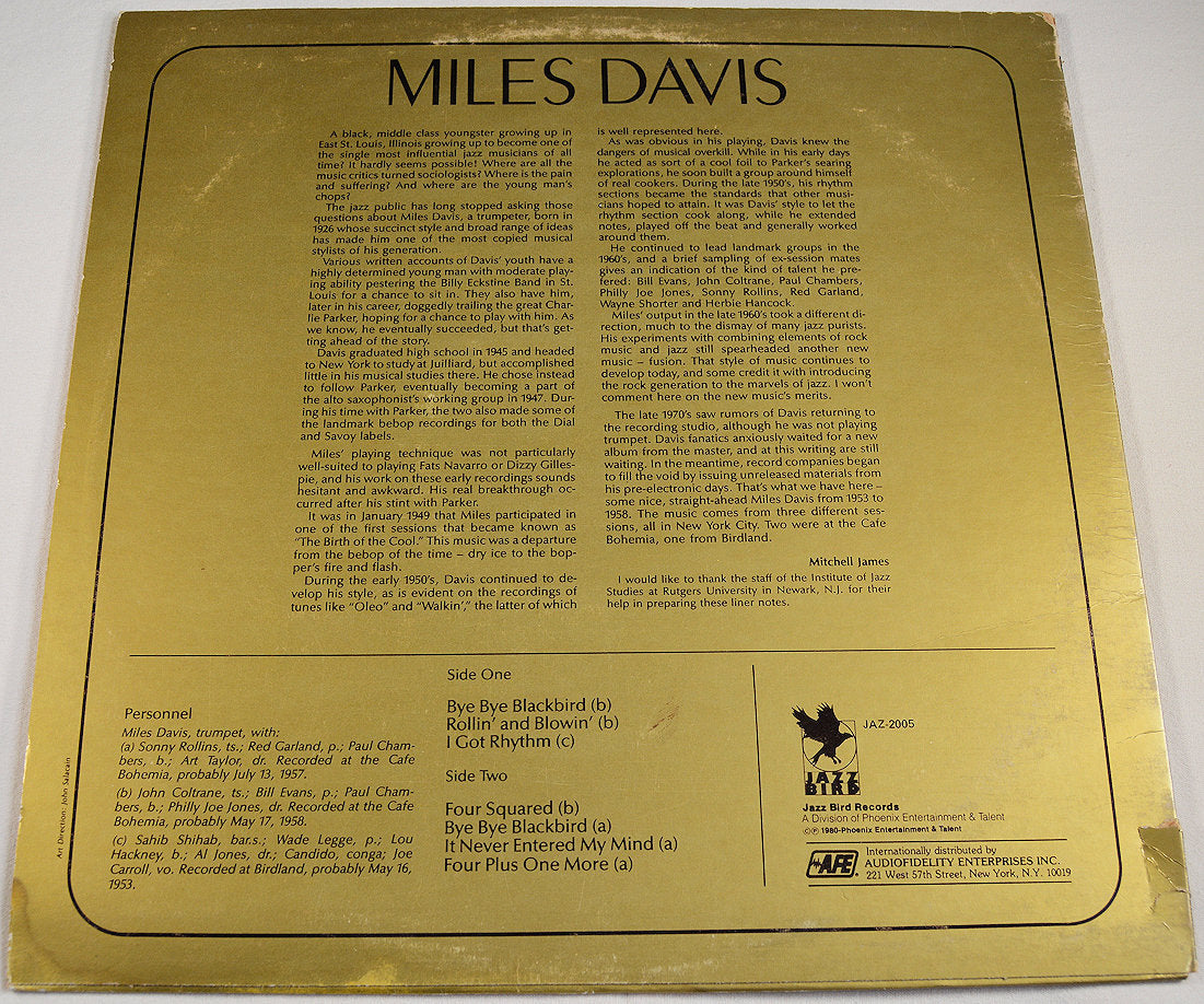 Davis, Miles - Miles Tones