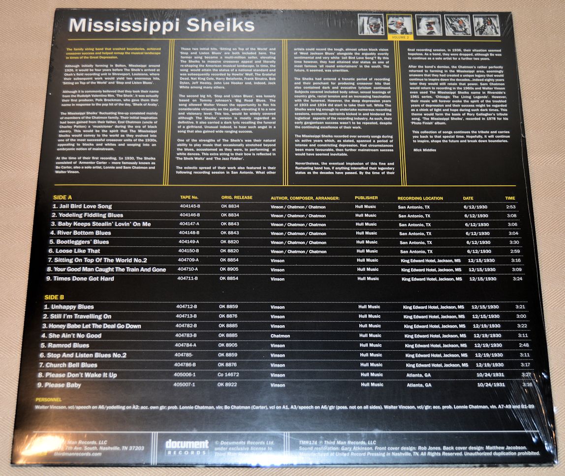 Mississippi Sheiks, The - Complete Recorded Works 2