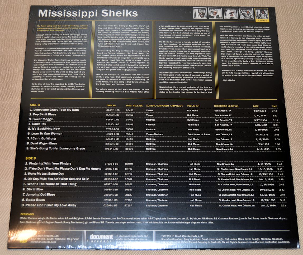 Mississippi Sheiks, The - Complete Recorded Works 5