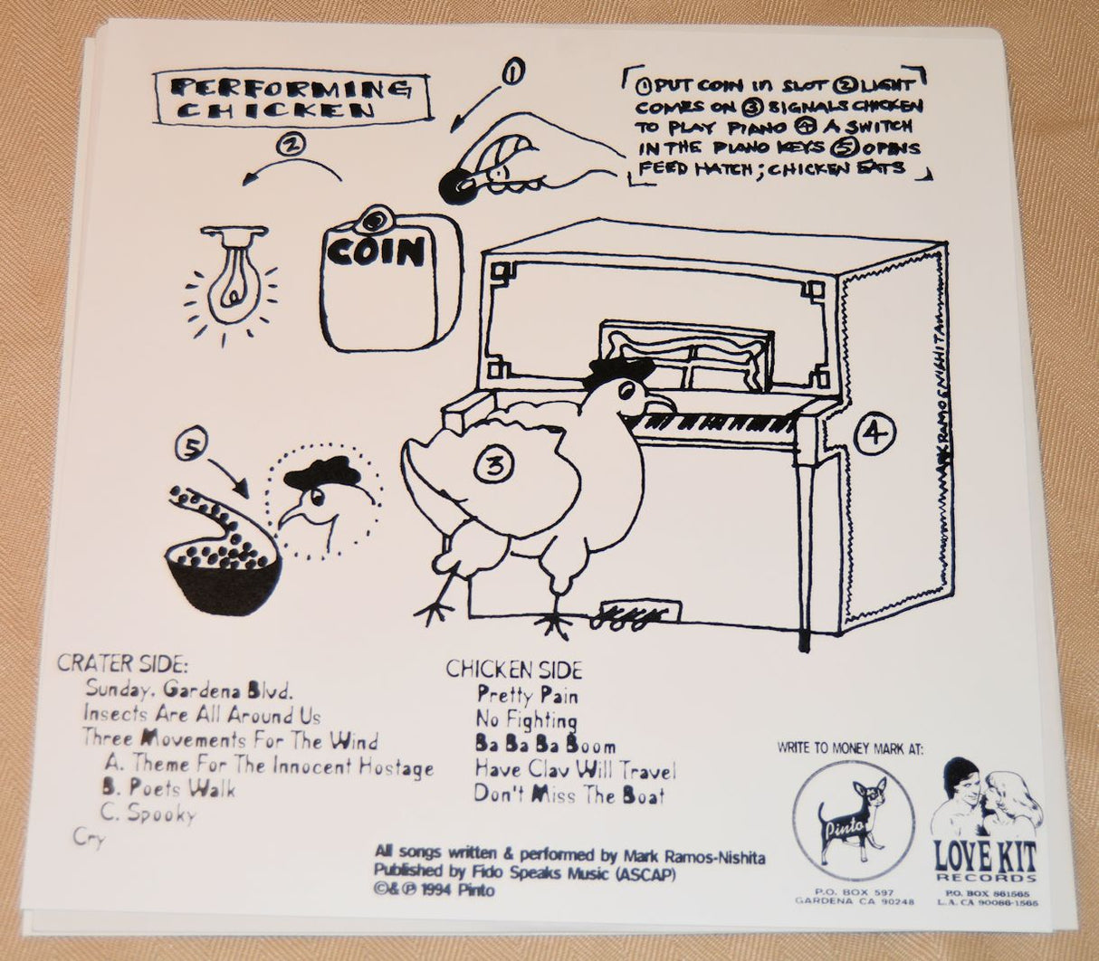 Money Mark - Performing Chicken