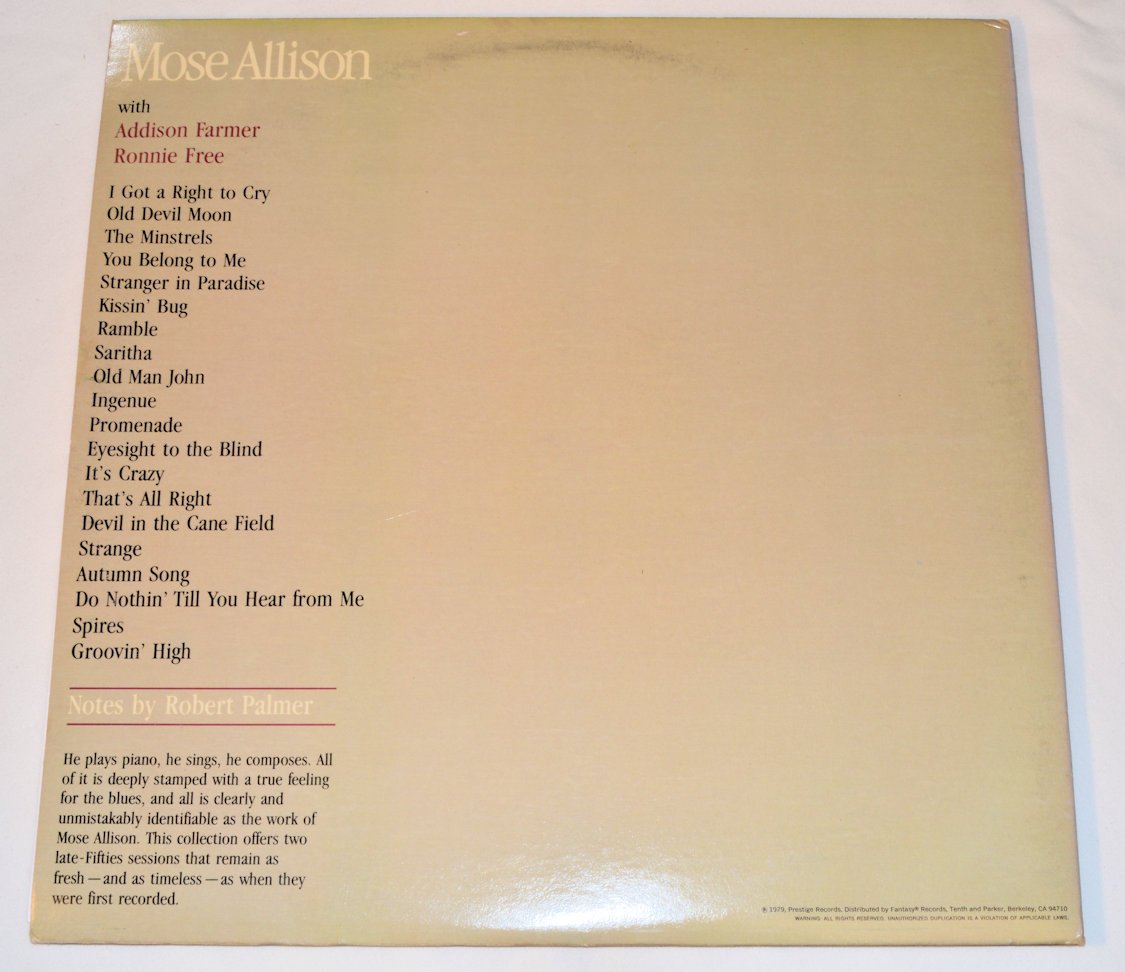 Allison, Mose - Ol' Devil Mose