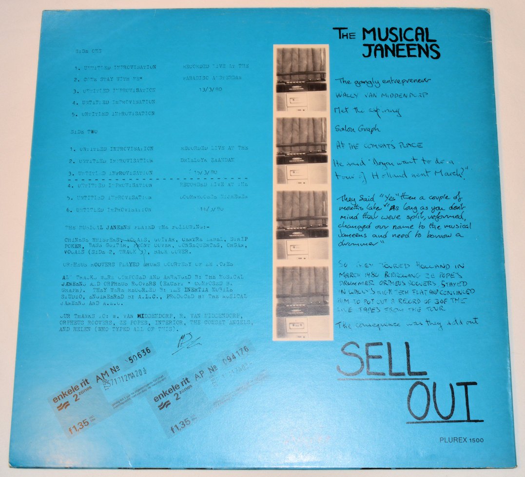 Musical Janeens - Sell Out