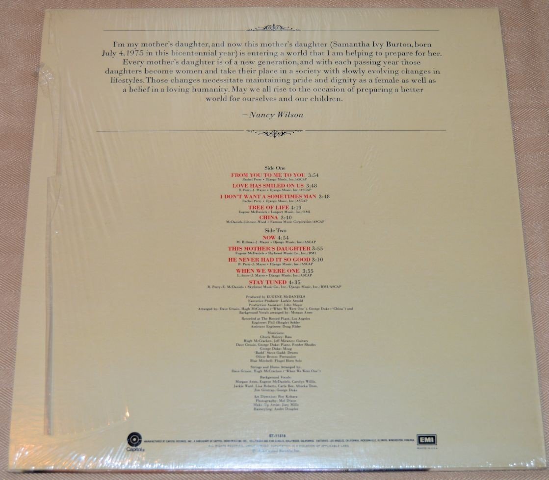 Wilson, Nancy - This Mother's Daughter