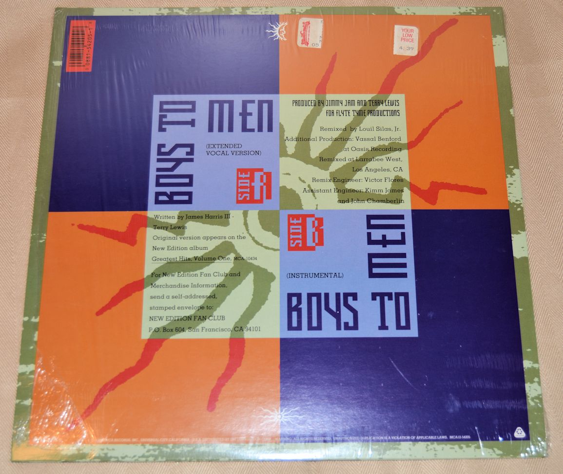 New Edition - Boys To Men