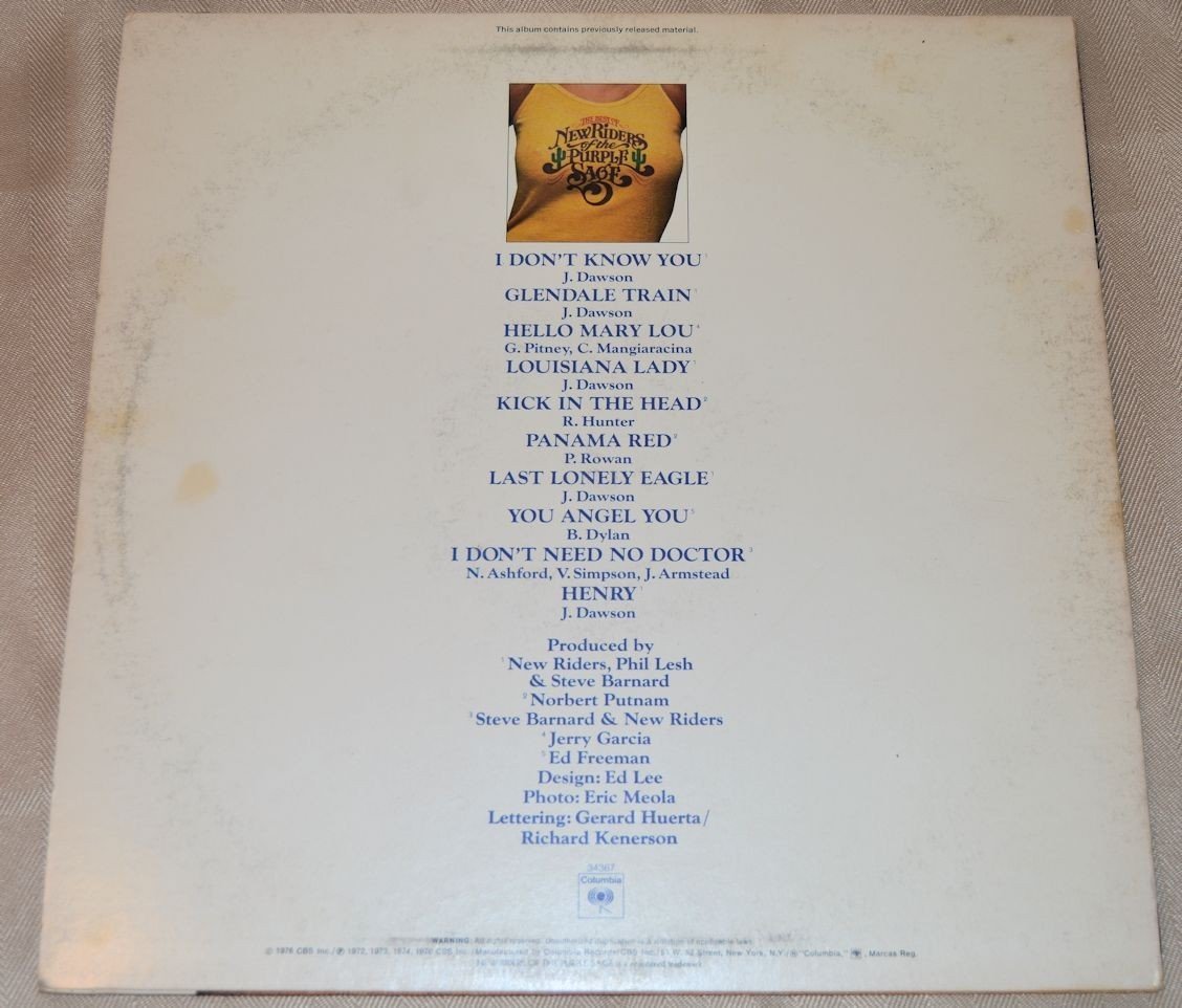 New Riders Of The Purple Sage - The Best Of