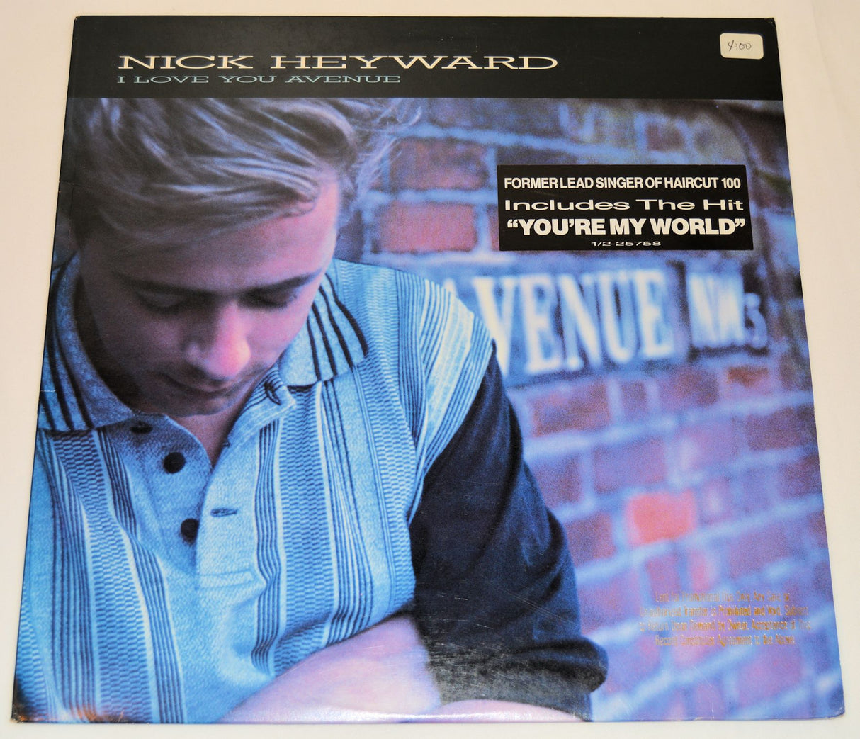 Heyward, Nick - I Love You Avenue